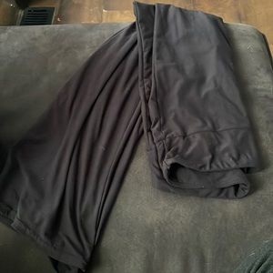 Black flair leggings